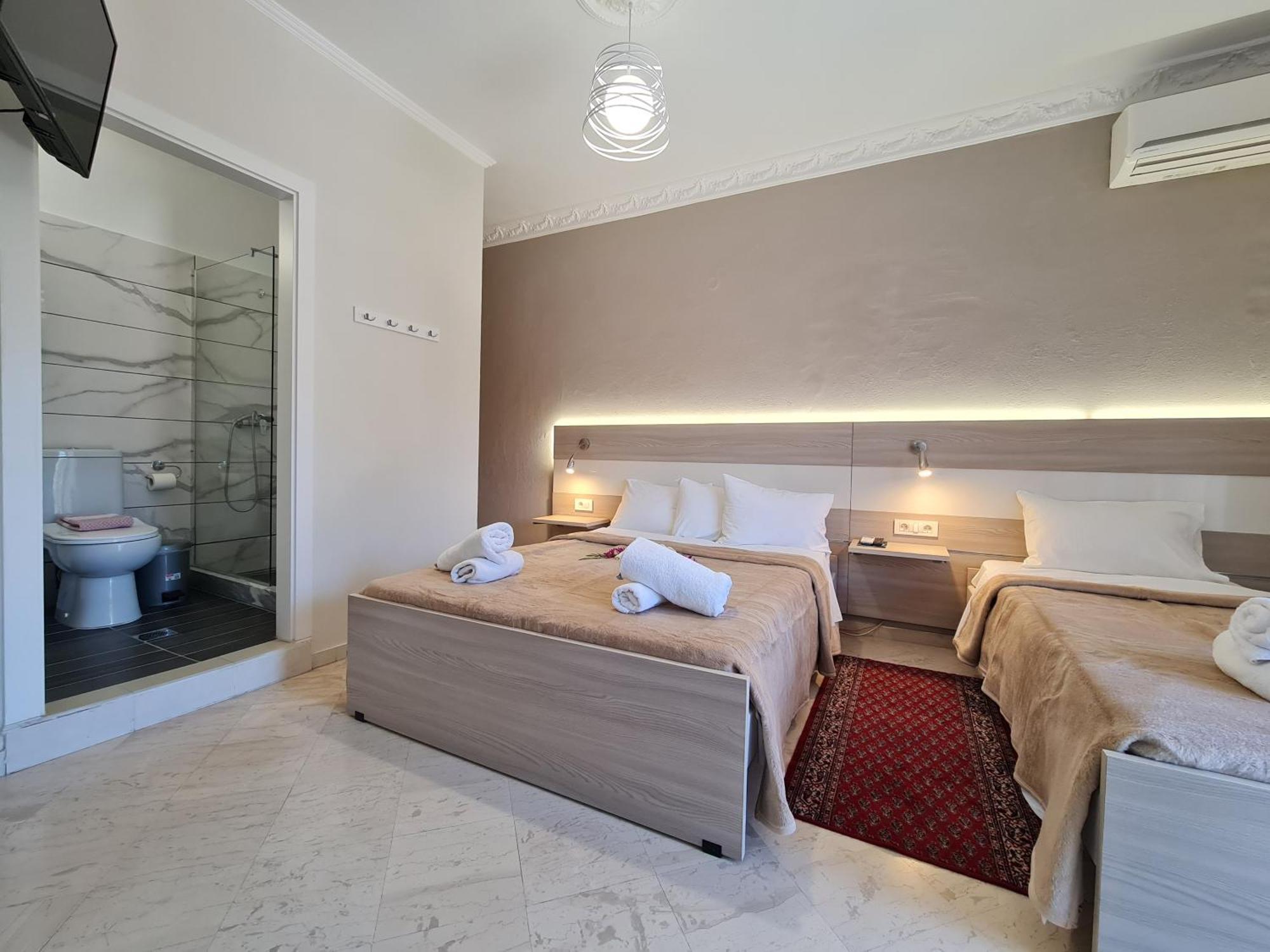 Zigos Apartments إيغومينيتسا الغرفة الصورة